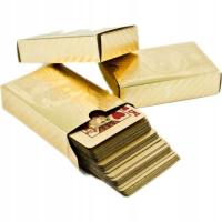 Пластиковые золотые покер игральные карты - $ $ $ доллар
