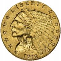 USA, 2,5 Dolara 1912