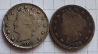 Monety USA 5 cent x 2