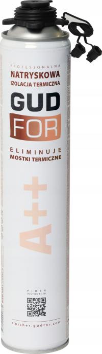 Пена для распыления PUR для утепления изоляция 850 мл A 2 насадки для распыления