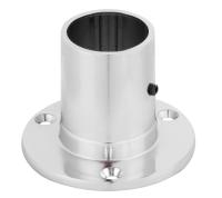 UCHWYT DRĄŻKA RURY ROZETA ROZETKA FI25MM WYSOKA CHROM