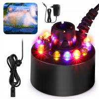 Ultradźwiękowy Nebulizator Mgły z 12 LED, Urządzenie do Mgły (z Wtyczką EU)