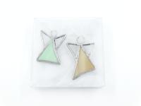 Aniołki witrażowe 2 szt - zestaw 9S