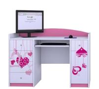 Рабочий стол HAPPY B01-розовый-для ребенка, комната, мебель