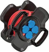 Przedłużacz bębnowy, ogrodowy Brennenstuhl 15 m 4 szt. gniazd czarny