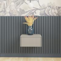 Szafka nocna VANESSA 30cm SZARA stolik nocny szary