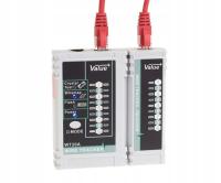 Tester okablowania LED RJ45 8p8C + terminator + test POE