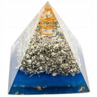 PIRAMIDKA ORGONITOWA KRYSZTAŁ GÓRSKI ALUMINIUM PIRAMIDA MIEDŹ FENG SHUI 6cm