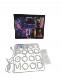 NEONOWA TABLICZKA LED GOOD FOOD GOOD MOOD