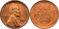 1 cent USA (1948) - Abraham Lincoln Wheat Penny Mennica Denver