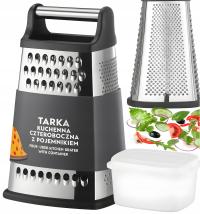 TARKA DO WARZYW Z POJEMNIKIEM DO ZIEMNIAKÓW DUŻA RĘCZNA KUCHENNA 4 STRONNA