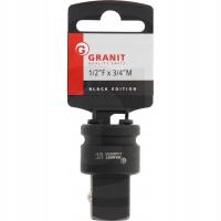 GRANIT BLACK EDITION Adapter nasadek udarowych 1/2