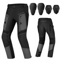 Spodnie motocyklowe Shima HERO 2.0 czarne z membraną i ochraniaczami