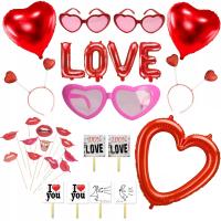 Gadżety akcesoria tabliczki okulary serca do zdjęć Fotobudki na Walentynki