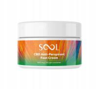 SOOL Krem do stóp z antyperspirantem - 500mg CBD