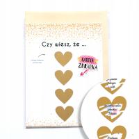 HIT! Kartka zdrapka - CIĄŻA Będziesz TATĄ dla TATY informacja o ciąży gra