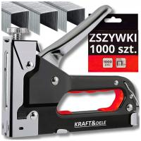 Степлер для обивки, ручной степлер для скобы 4-14 мм, скобы 1000 шт.