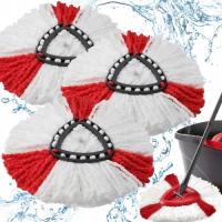 3X WKŁAD DO MOPA OBROTOWEGO VILEDA MEGA CHŁONNY ZAMIENNIK KOŃCÓWKA GĘSTE