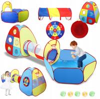 Детская палатка с туннелем складная для садовой комнаты щит мяч сумка