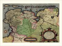 Фрисландия карта 30X40cm с 1592r. M73