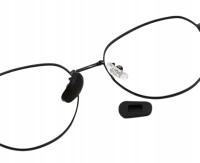 NOSKI SILIKONOWE do OKULARÓW delikatne ANTYPOŚLIZGOWE 1 para