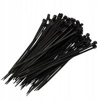 OPASKI ZACISKOWE 2.5X200 MM 100 SZTUK CZARNE