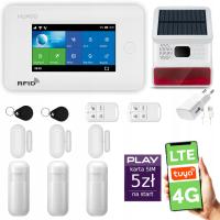 Alarm bezprzewodowy WiFi + GSM 4G LTE z aplikacją TUYA , HUXGO HXA006 4G