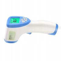 1SZT NIEBIESKI TERMOMETR BEZDOTYKOWY NA PODCZERWIEŃ PRZENOŚNY DO DOMU
