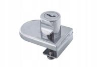 Zamek meblowy do szyb nawierzchowny pojedynczy solidny