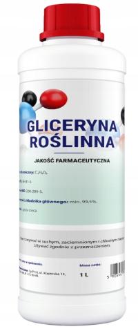 Gliceryna roślinna FARMECEUTYCZNA 99,5% ~1,25kg 1L