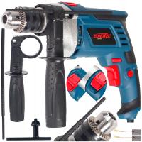 Электрическая ударная дрель Ø13 1700 Вт, мощный ударный набор, зубчатая ручка