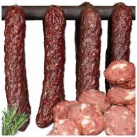 Kiełbasa Swojska Sucha z Wędzona Wiejska Tradycyjna BASTION SMAKU 200g