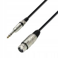 Kabel XLR - jack 6,3 mm Adam Hall K3 6 m