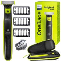 GOLARKA PHILIPS ONE BLADE TRYMER DO BRODY QP2724/10 3 NASADKI + ETUI NA PHILIPS ONEBLADE QP2520/20 QP2530 I OSTRZA