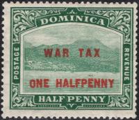 kol.bryt.Dominica war tax 1/2 d.czysty **