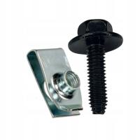 Uniwersalny zestaw montażowy śruby blaszki M6 x 1.0 Skoda Ford Mercedes Kia