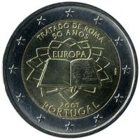 2 Euro 2007 - Portugalia ( Traktaty Rzymskie )