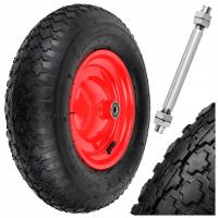 КОЛЕСО ДЛЯ ТАЧКИ, НАСОСНОЕ КОЛЕСО С ОСЬЮ, ПРОЧНОЕ С ВНУТРЕННЕЙ ТРУБКОЙ 4,00-8 2PR