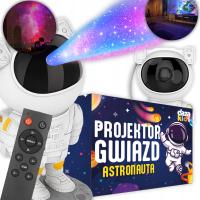 ASTRONAUTA PROJEKTOR GWIAZD RZUTNIK DLA DZIECI LAMPKA NOCNA LED LASEROWY