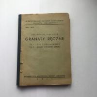 GRANATY RĘCZNE INSTRUKCJA PIECHOTY MON 1951 R