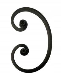 Elementy kute styl barok ogrodzenie C145 z 12x6 brama ozdoby