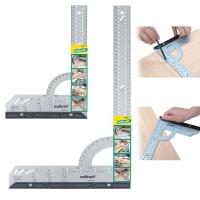 2 x универсальный угловой кронштейн комплект 200x300 мм и 280x500 мм 8654000 wolfcraft