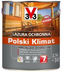 Lazura ochronna Polski Klimat 5l dąb złocisty impregnat