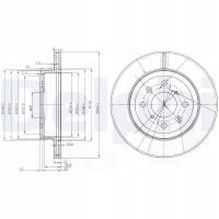 TARCZA HAMULCOWA OPEL AGILA 1.0 12V 00-07