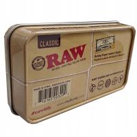 Metalowe pudełko na tytoń akcesoria RAW CLASSIC