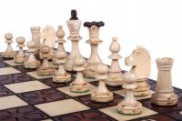 Деревянные шахматы украшены младший 42 см-польский!
