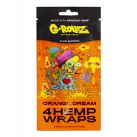 G-Rollz Blunt Wrap ORANGE BLETKS премиум папиросная бумага Нидерланды 4 шт.