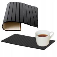 ПОДЛОКОТНИК ДЛЯ ДИВАНА, БАМБУКОВЫЙ КОВРИК ДЛЯ ДИВАНА, БАМБУКОВЫЙ ПОДНОС, ПОДСТАВКА, ЧЕРНЫЙ