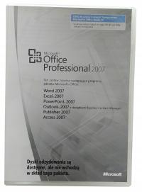 Windows Microsoft Office Professional 2007 1 PC / licencja wieczysta BOX