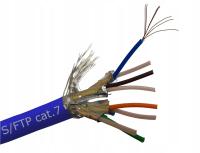 kabel ethernet cat7 FTP niebieski 35m Telegartner